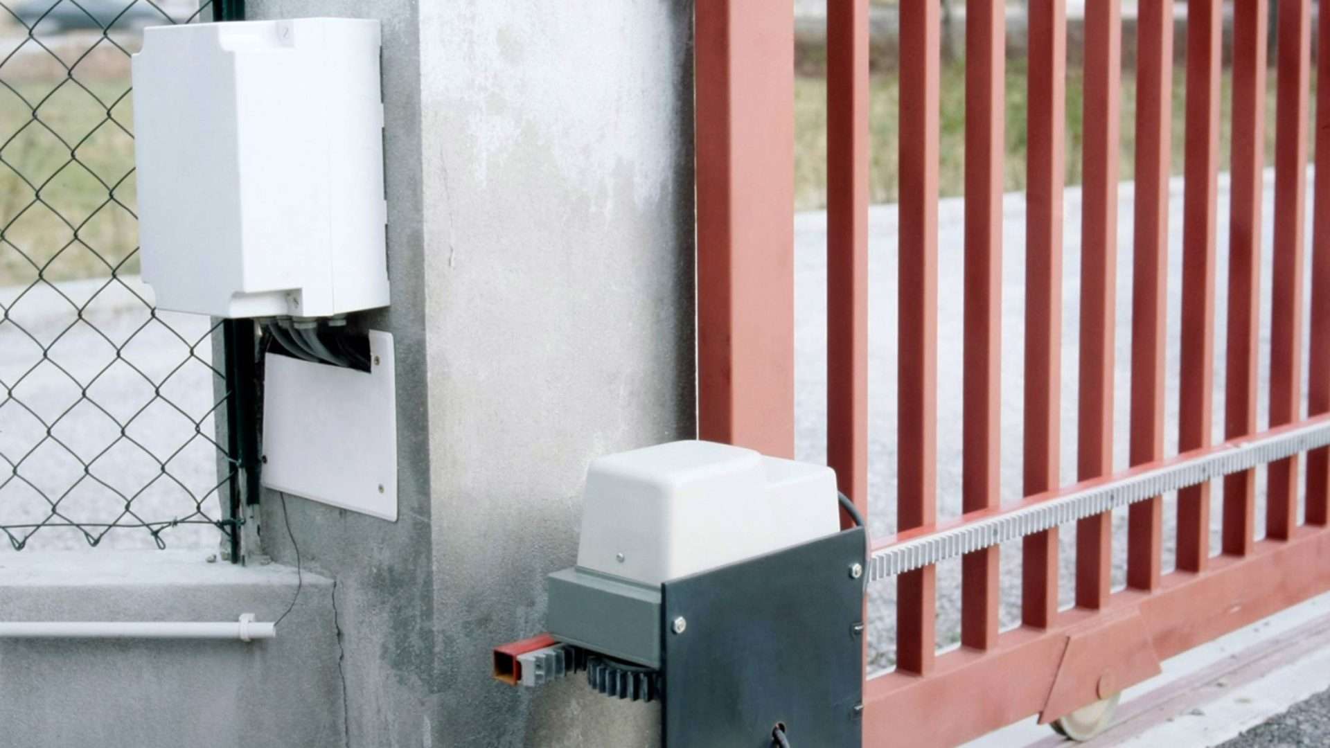 gate moter installation