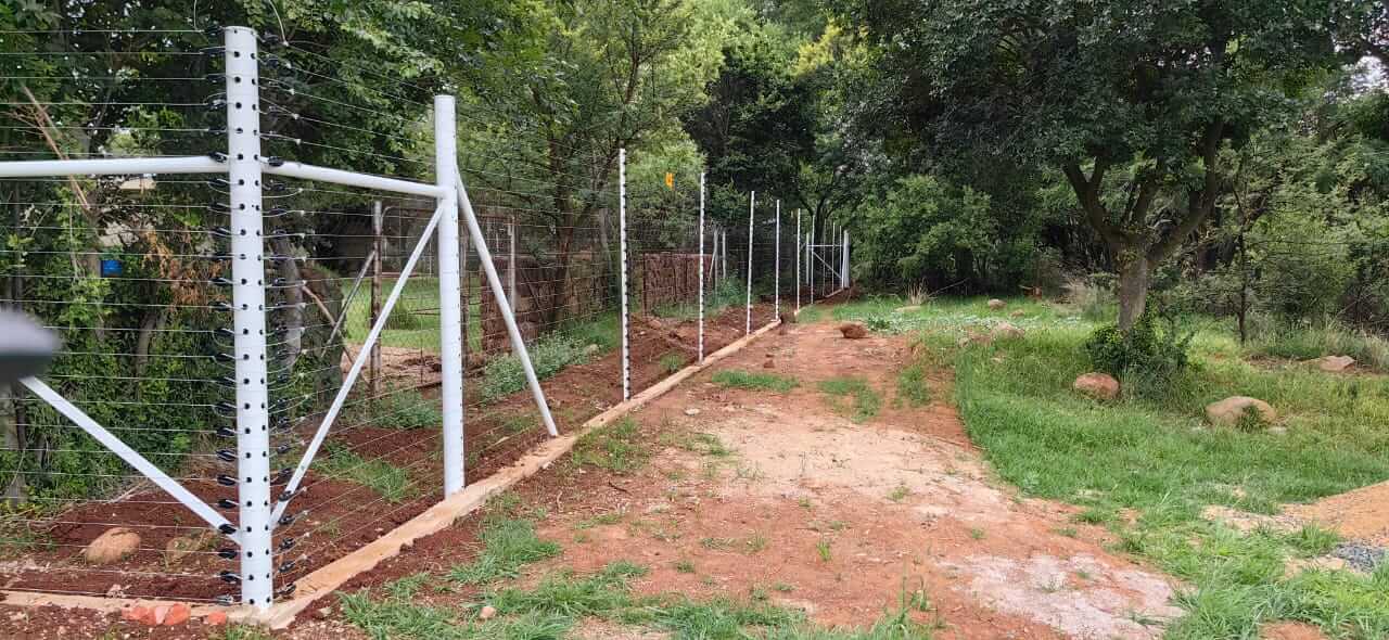 security electric fence installation