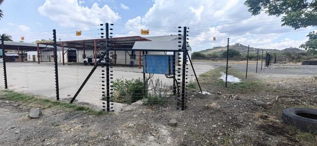 security fence installation