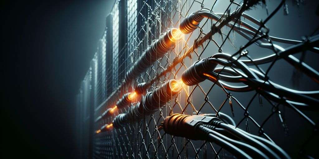 electric fence security power