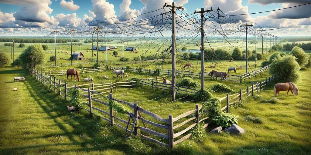 electric fence problems in rural area