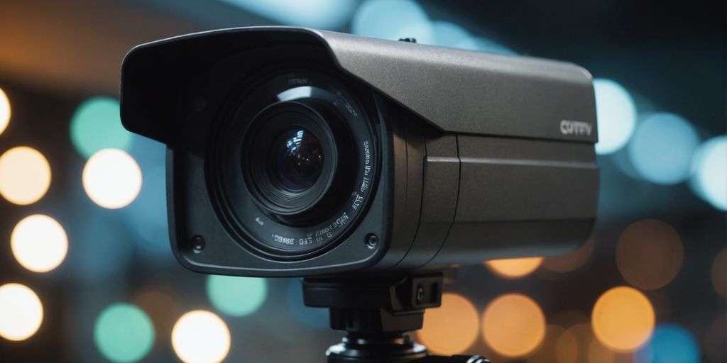 CCTV camera in different lighting environments