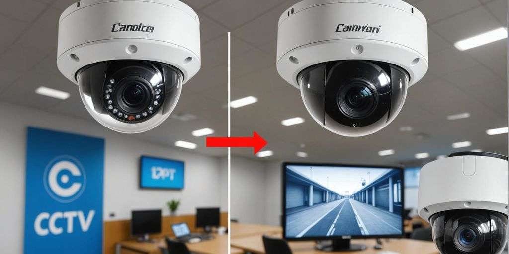 Analogue CCTV camera vs modern IP camera