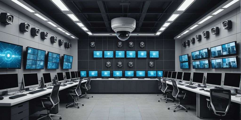 Fortress with CCTV and digital shield