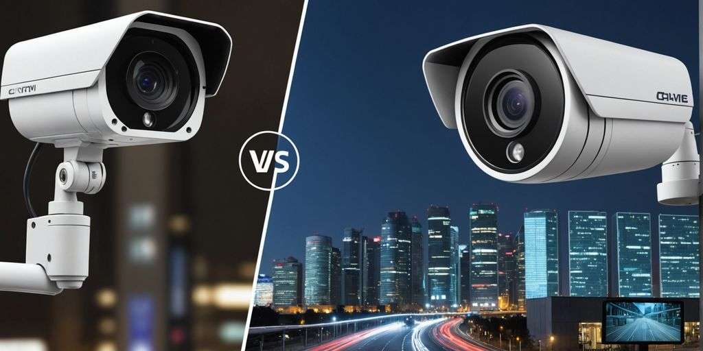 Analogue and IP CCTV cameras comparison