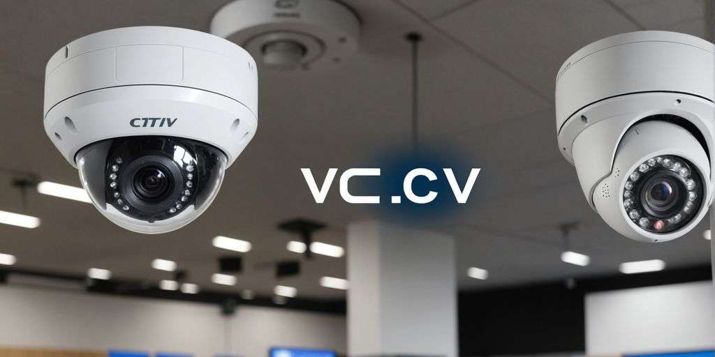 Analogue and IP CCTV cameras side by side