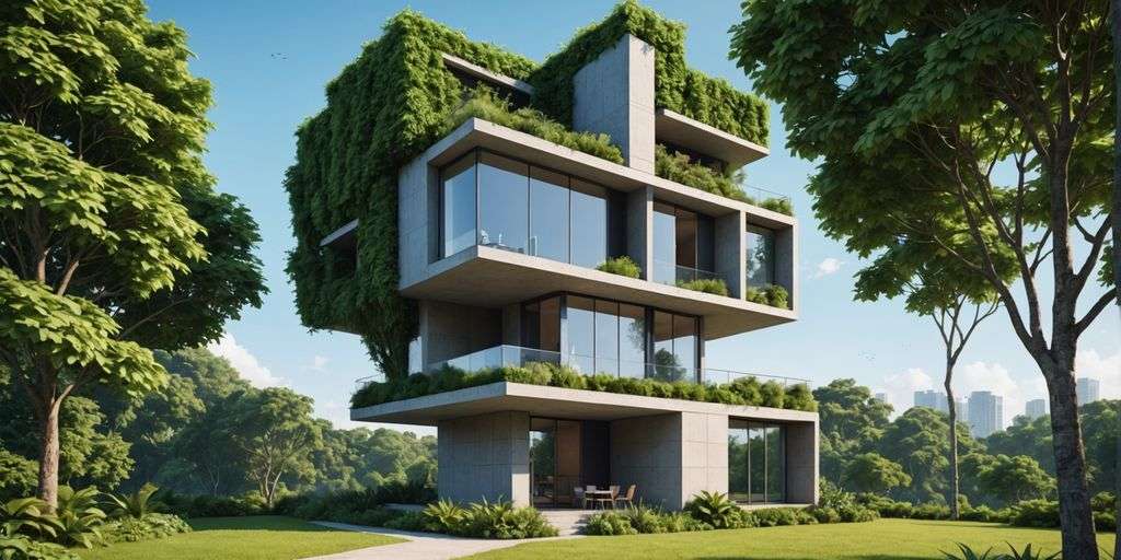 Modern watchtower with storage compartments