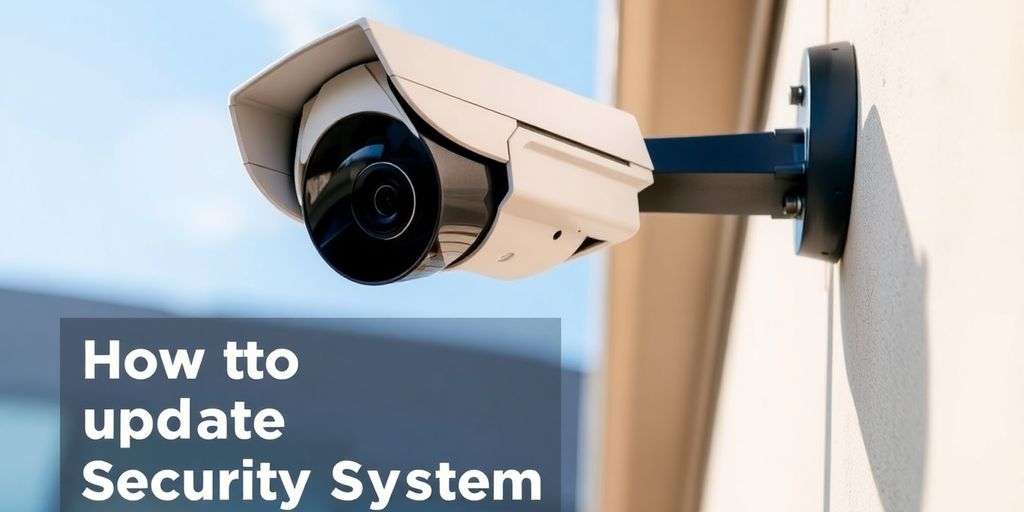 Modern CCTV camera overlooking a secure area.