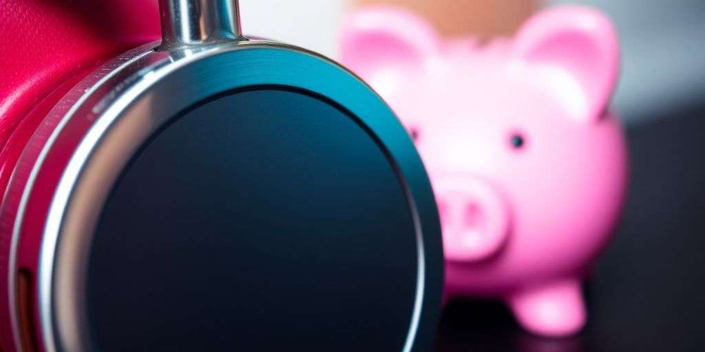 Lock and piggy bank illustrating financial security rewards.